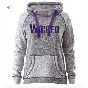 Original NWT Women's Gray Wicked Hoodie straight from the Broadway theater - med